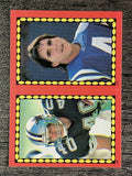 1988 Topps Stickers #38 Bill Bates/ 213 Dean Biasucci