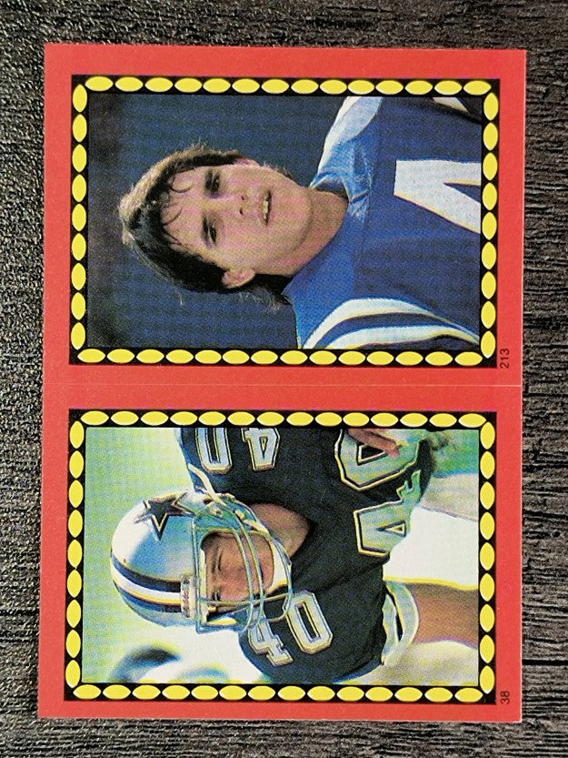 1988 Topps Stickers #38 Bill Bates/ 213 Dean Biasucci