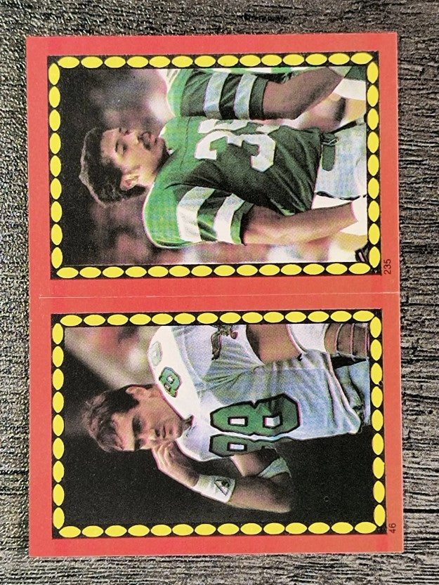 1988 Topps Stickers #46 John Spagnola/ 235 Harry Hamilton