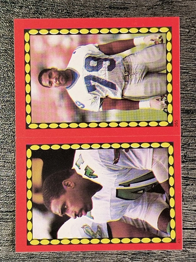 1988 Topps Stickers #49 Keith Byars/ 265 Jacob Green