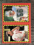 1988 Topps Stickers #62 Ray Wersching/ 220 John Offerdahl