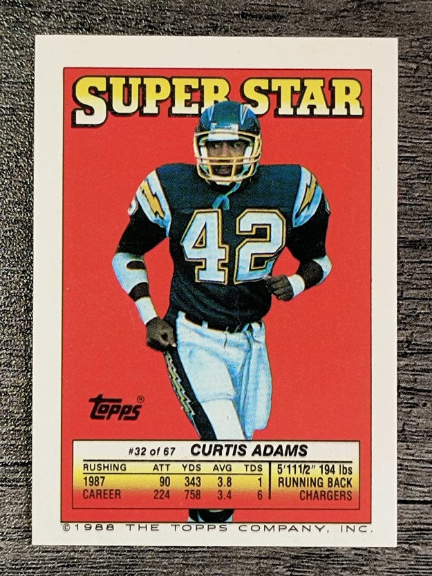 1988 Topps Stickers #66 Mike Wilson/ 203 Christian Okoye
