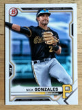 2021 Bowman Prospects #BP34 Nick Gonzales