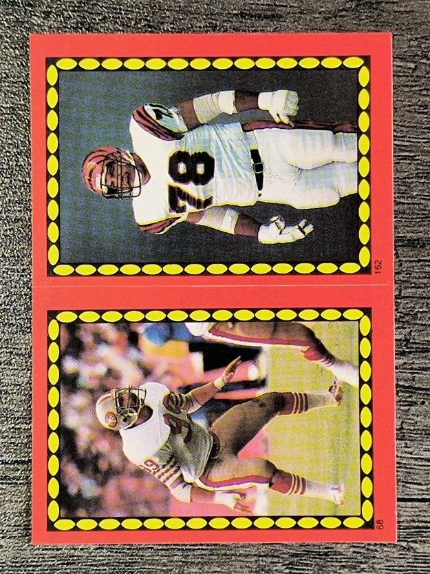 1988 Topps Stickers #68 Michael Walter/ 162 Anthony Munoz