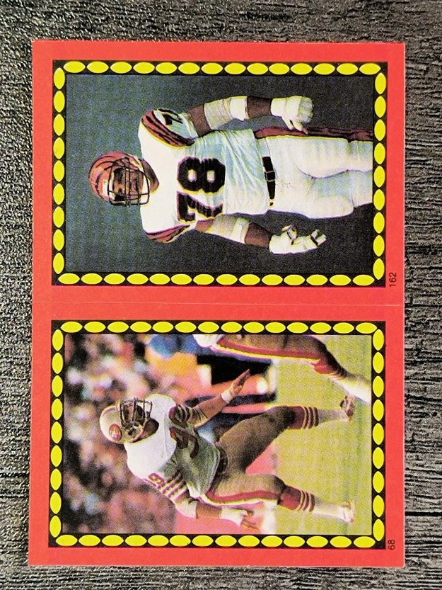 1988 Topps Stickers #68 Michael Walter/ 162 Anthony Munoz