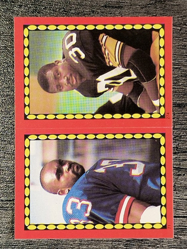1988 Topps Stickers #71 George Adams/ 274 Frank Pollard
