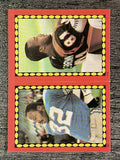 1988 Topps Stickers #80 Garry James/ 158 Eddie Brown WR