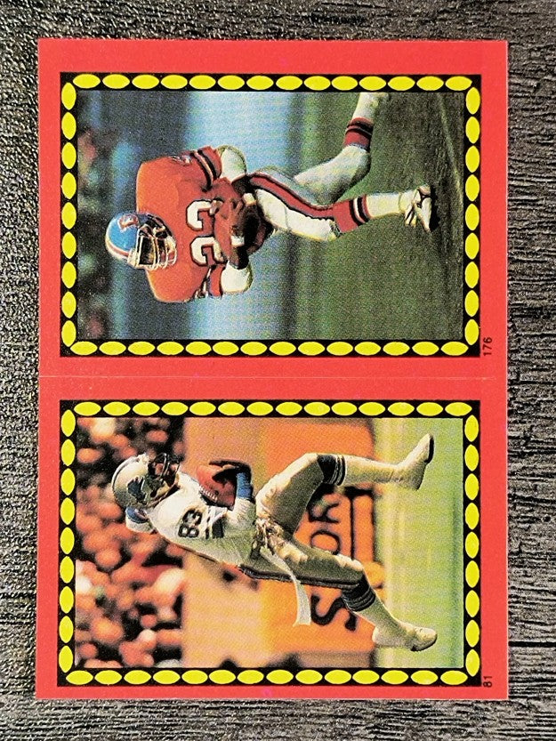 1988 Topps Stickers #81 Gary Lee/ 176 Sammy Winder