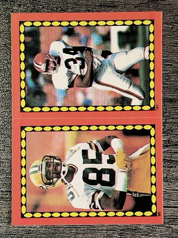 1988 Topps Stickers #88 Phillip Epps/ 191 Kevin Mack