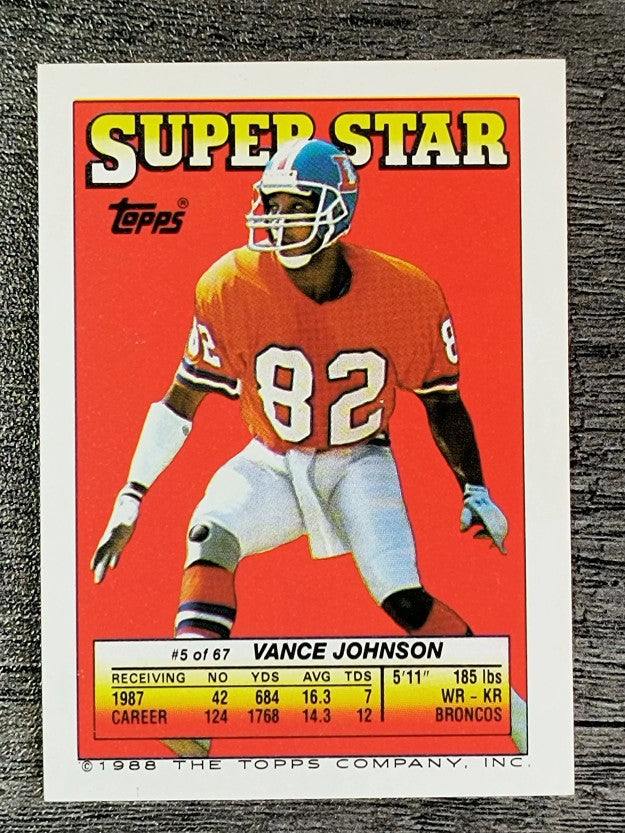 1988 Topps Stickers #93 Kenneth Davis/ 194 Gary Anderson RB
