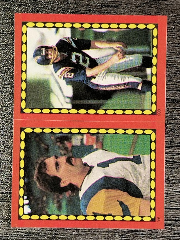 1988 Topps Stickers #99 Mike Lansford/ 200 Ralf Mojsiejenko