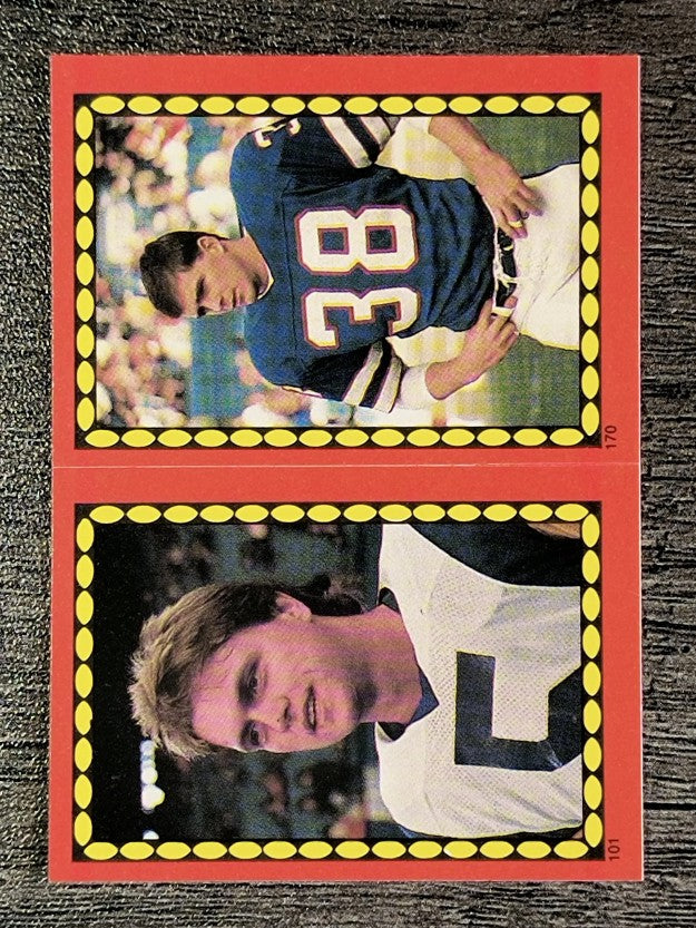 1988 Topps Stickers #101 Dale Hatcher/ 170 Mark Kelso