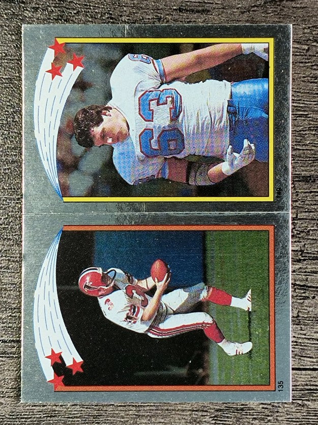 1988 Topps Stickers #135 Rick Donnelly/ 149 Mike Munchak AP FOIL
