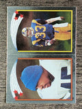 1988 Topps Stickers #136 Kenny Easley/ 155 Charles White AP FOIL