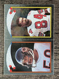 1988 Topps Stickers #139 Mike Singletary/ 153 J.T. Smith AP FOIL