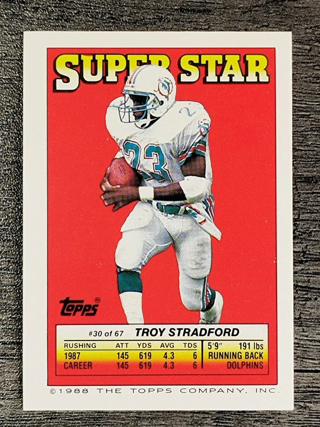 1988 Topps Stickers #140 Bruce Smith/ 154 Dwight Stephenson AP FOIL