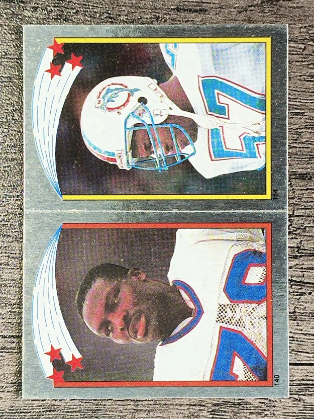 1988 Topps Stickers #140 Bruce Smith/ 154 Dwight Stephenson AP FOIL