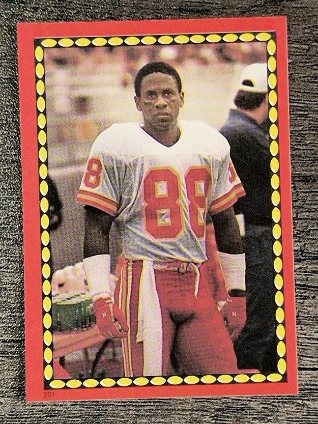 1988 Topps Stickers #201 Carlos Carson