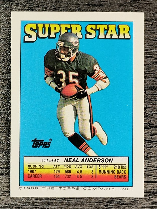 1988 Topps Stickers #277 Earnest Jackson
