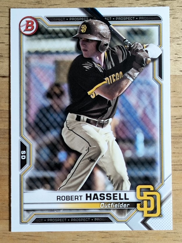 2021 Bowman Prospects #BP120 Robert Hassell