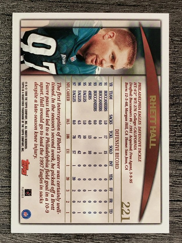 1998 Topps #221 Rhett Hall