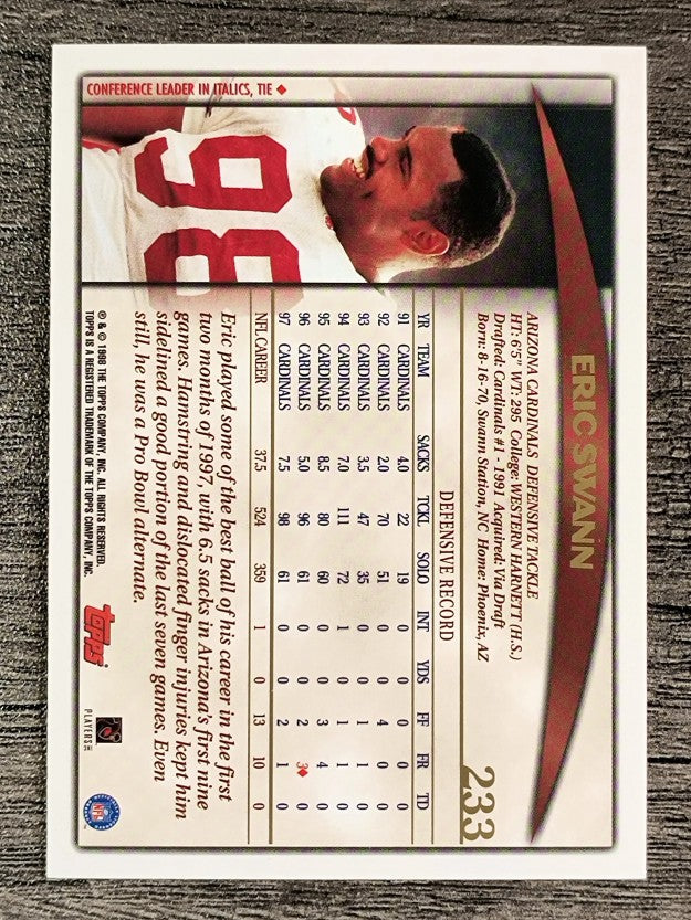 1998 Topps #233 Eric Swann