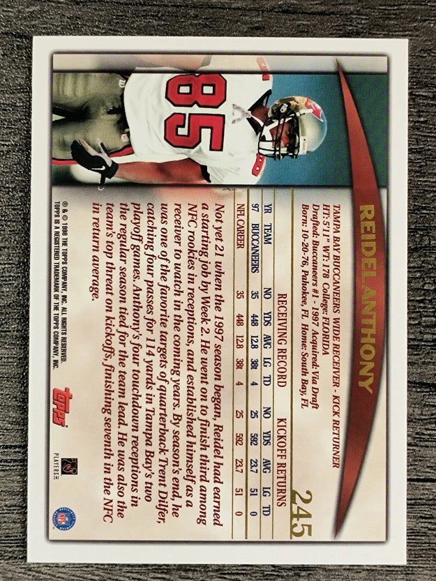 1998 Topps #245 Reidel Anthony