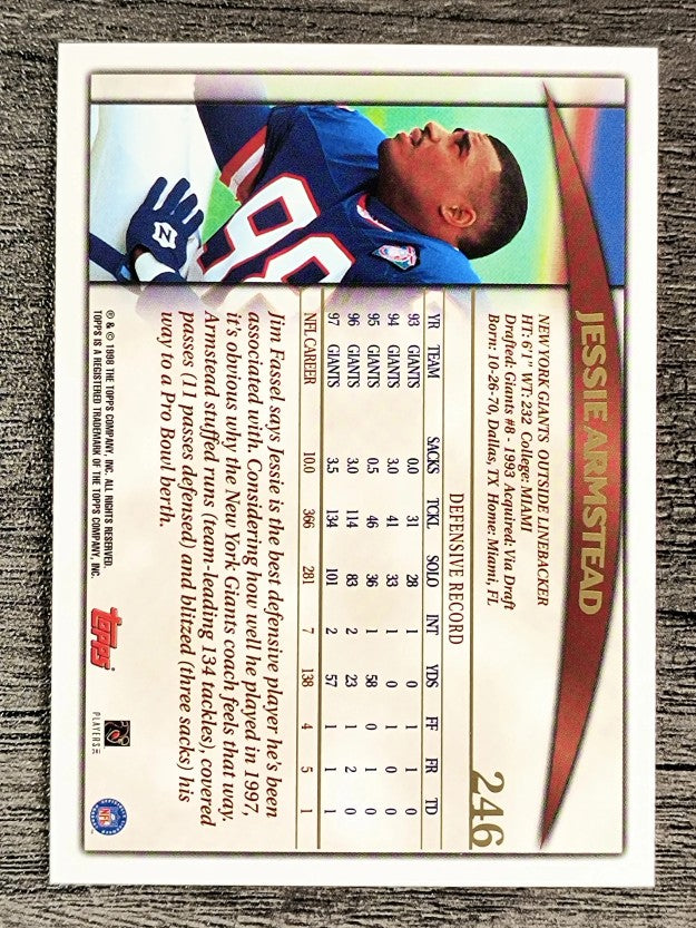 1998 Topps #246 Jessie Armstead