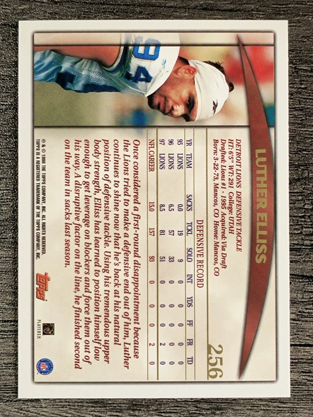 1998 Topps #256 Luther Elliss