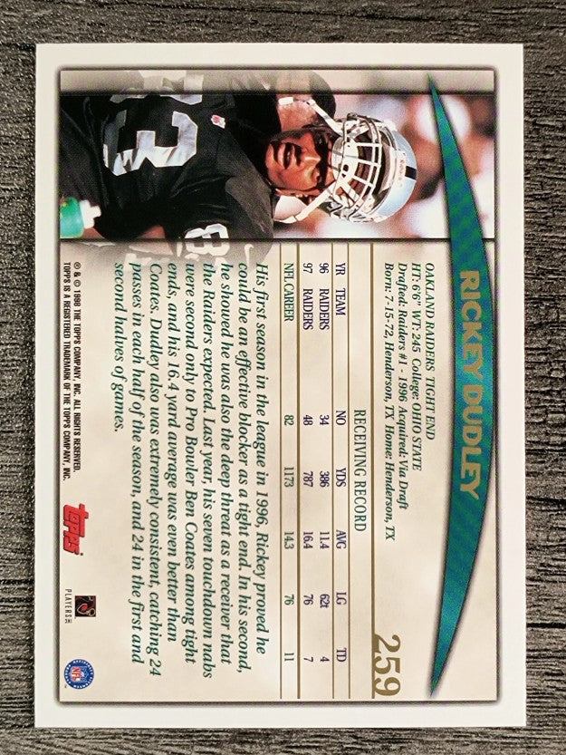 1998 Topps #259 Rickey Dudley