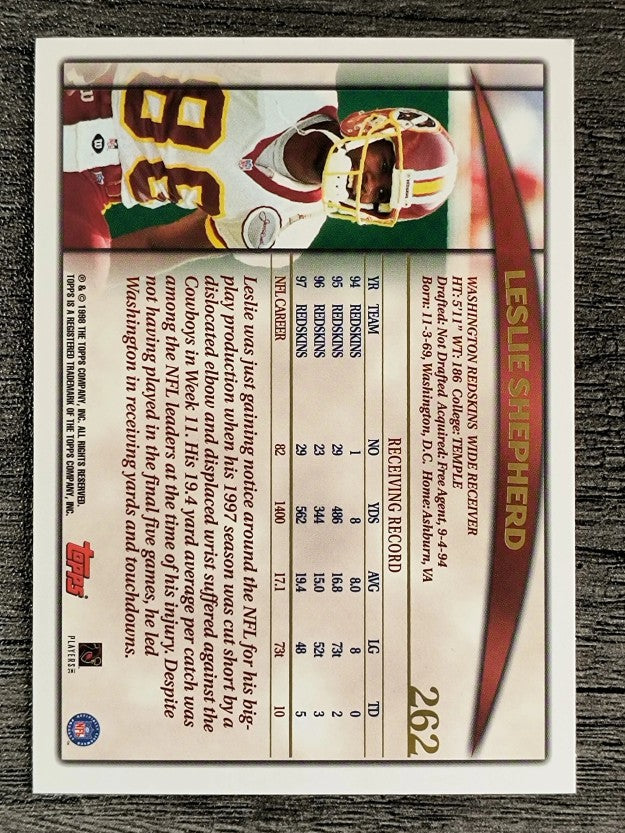 1998 Topps #262 Leslie Shepherd