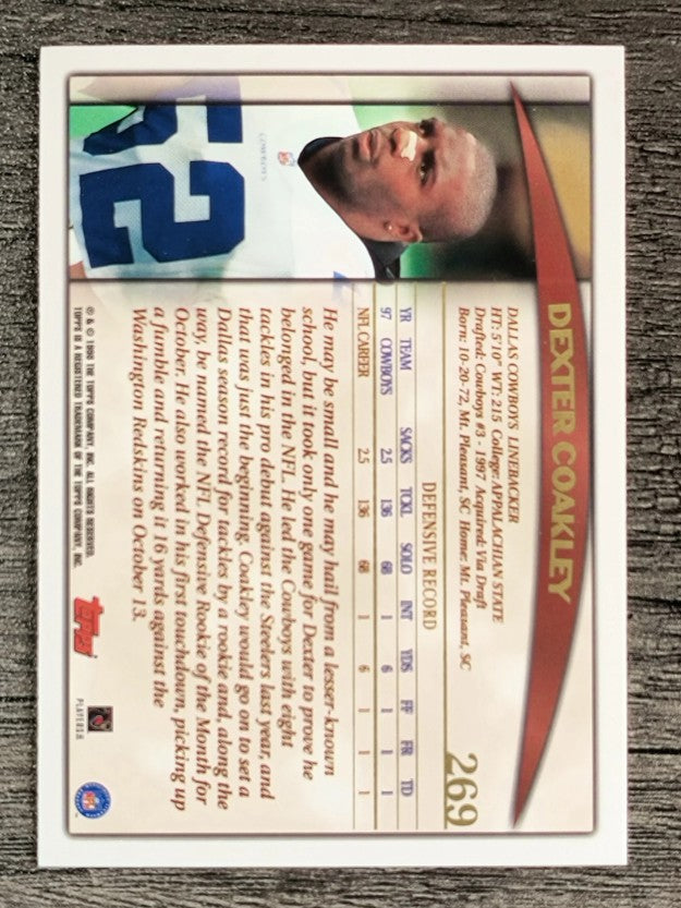 1998 Topps #269 Dexter Coakley