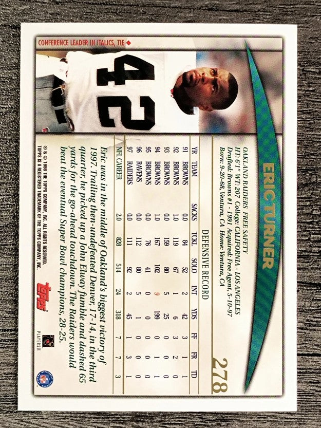 1998 Topps #278 Eric Turner