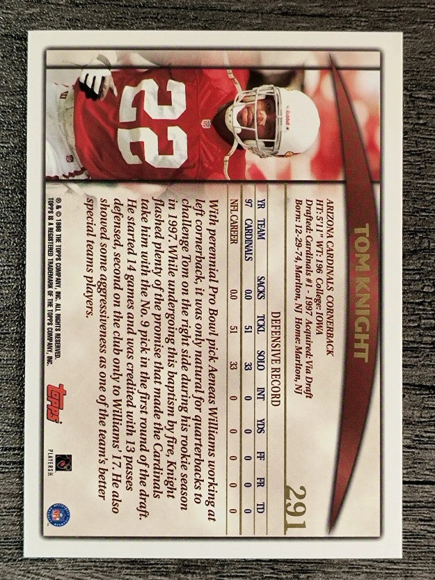 1998 Topps #291 Tom Knight