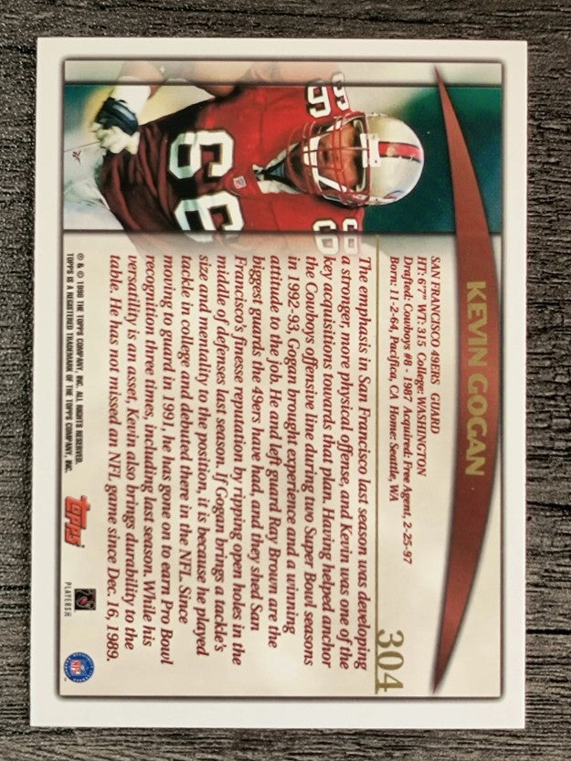 1998 Topps #304 Kevin Gogan