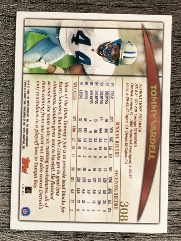 1998 Topps #308 Tommy Vardell