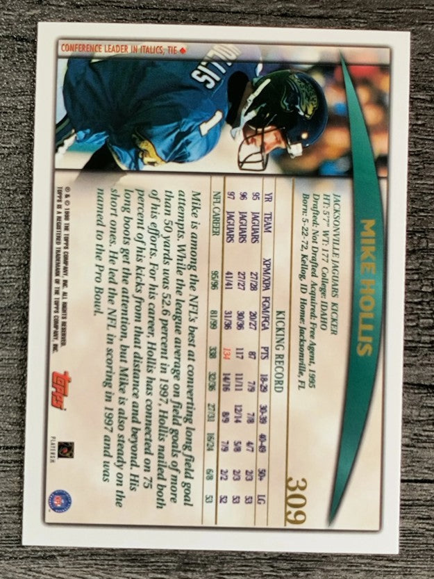 1998 Topps #309 Mike Hollis