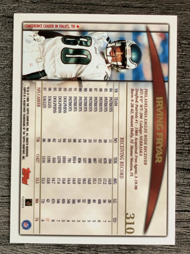 1998 Topps #310 Irving Fryar