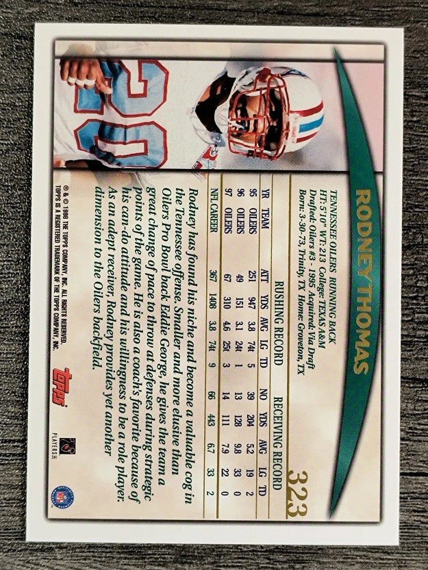 1998 Topps #323 Rodney Thomas