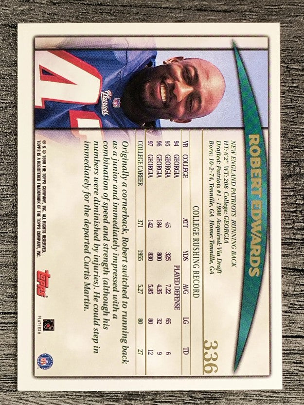 1998 Topps #336 Robert Edwards RC