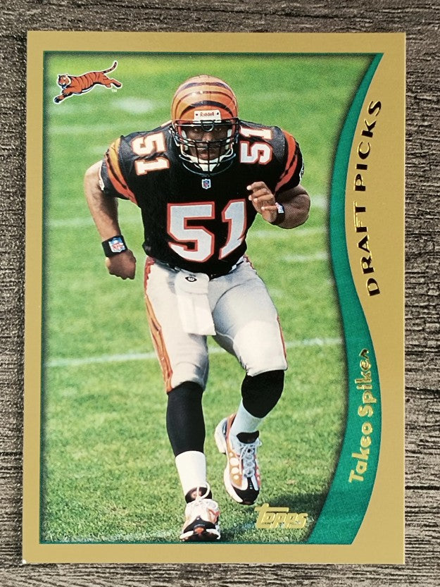 1998 Topps #351 Takeo Spikes RC (NM)