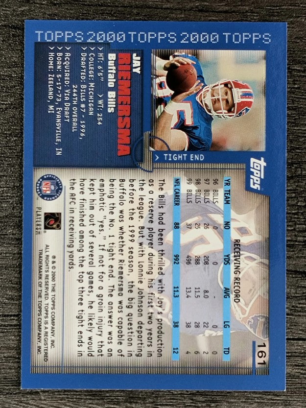 2000 Topps #161 Jay Riemersma