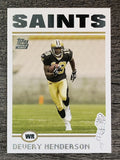 2004 Topps #385 Devery Henderson RC