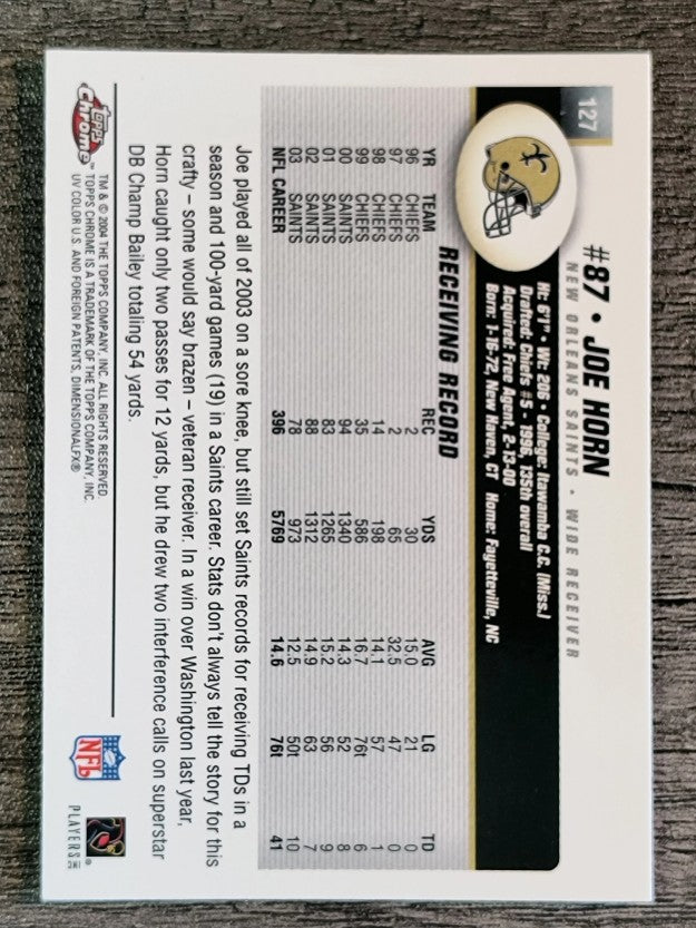 2004 Topps Chrome #127 Joe Horn