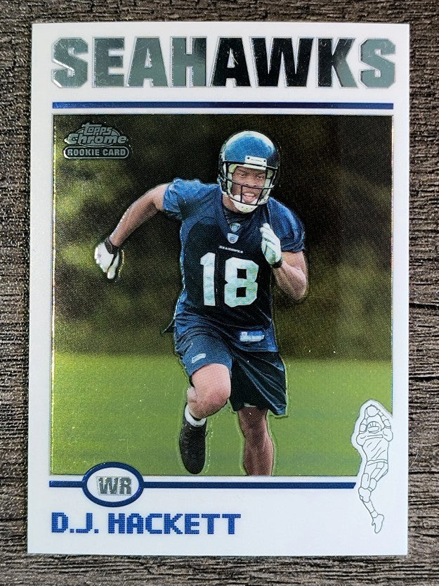 2004 Topps Chrome #219 D.J. Hackett RC