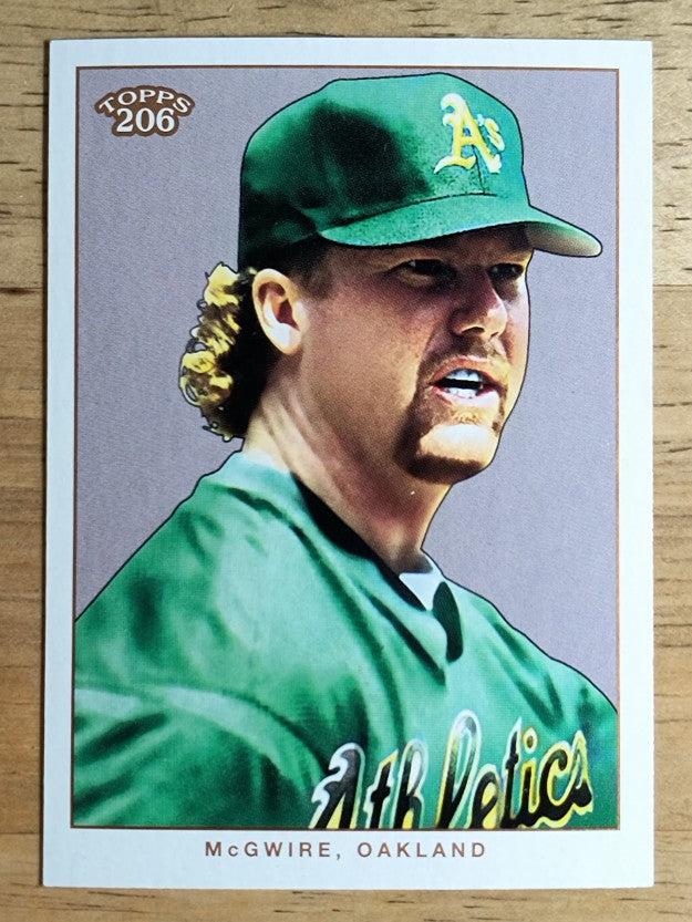 2002 Topps 206 #297A Mark McGwire A's RET