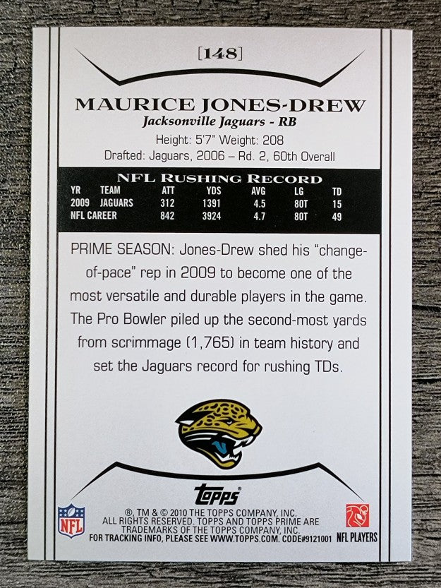 2010 Topps Prime Retail #148 Maurice Jones-Drew