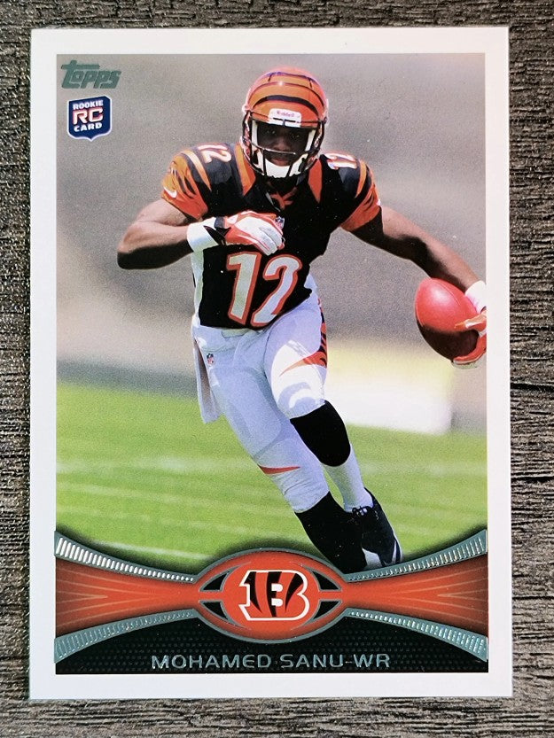 2012 Topps #151A Mohamed Sanu RC/wearing helmet