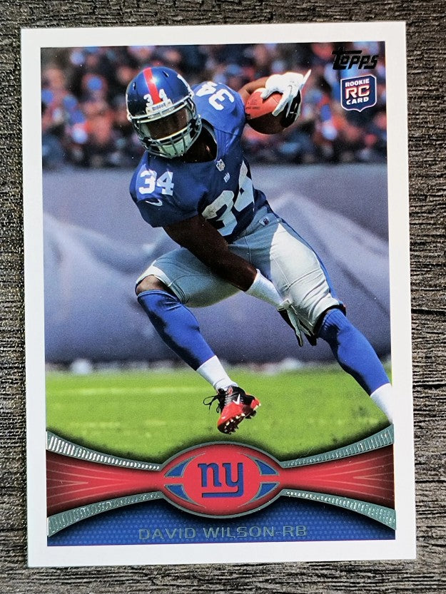 2012 Topps #289A David Wilson RC/crowd in background