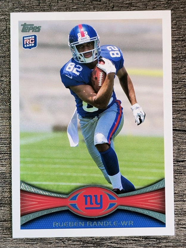 2012 Topps #314A Rueben Randle RC/left arm down